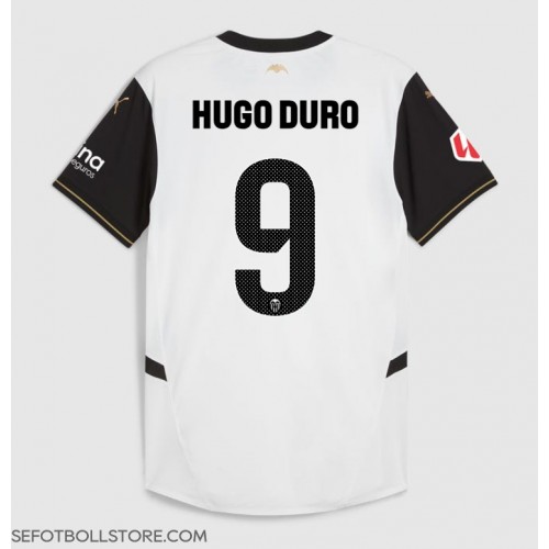 Valencia Hugo Duro #9 Replika Hemmatröja 2024-25 Kortärmad